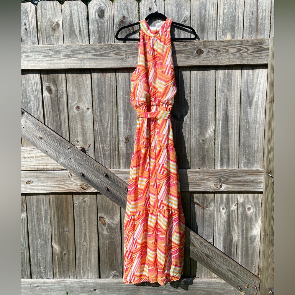 Julia Jordan Colorful Striped Dress Size 8